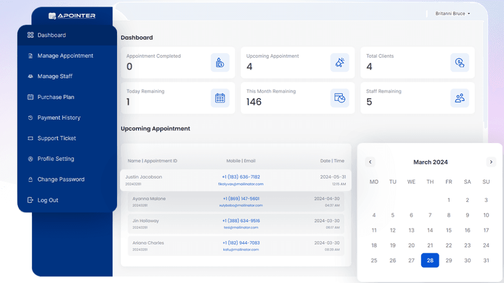 Apointer — Appointment Management System